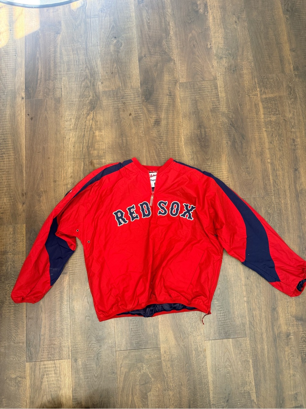 Majestic Red and Navy Red Sox Windbreaker Jacket